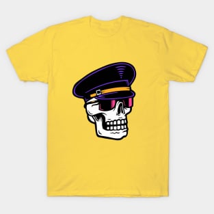 Cool Pilot Skull T-Shirt